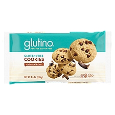 Glutino Chocolate Chip Gluten Free, Cookies, 8.6 Ounce