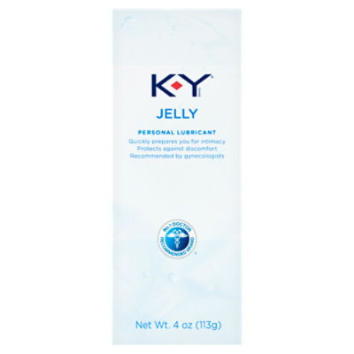 K-Y Jelly Personal Lubricant, 4 oz, 4 Ounce