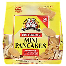 De Wafelbakkers Buttermilk Mini Pancakes Mini 60 ea, 1.33 Pound