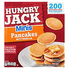Hungry Jack Frozen Mini Buttermilk Pancakes 200 ea, 70.67 Ounce