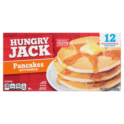 Hungry Jack Buttermilk Pancakes, 12 count, 14.8 oz