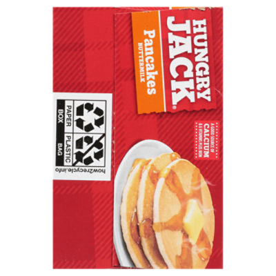 Hungry Jack Buttermilk Mini Pancakes, 1lb 12.2 oz, 80 Count Box (Frozen)