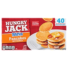 Hungry Jack Minis Buttermilk Pancakes, 40 count, 14.1 oz