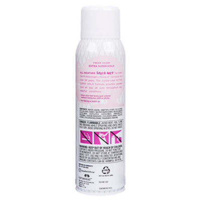 Aqua Net Professional Hair Spray Extra Super Hold Fresh Fragrance - 11 oz
