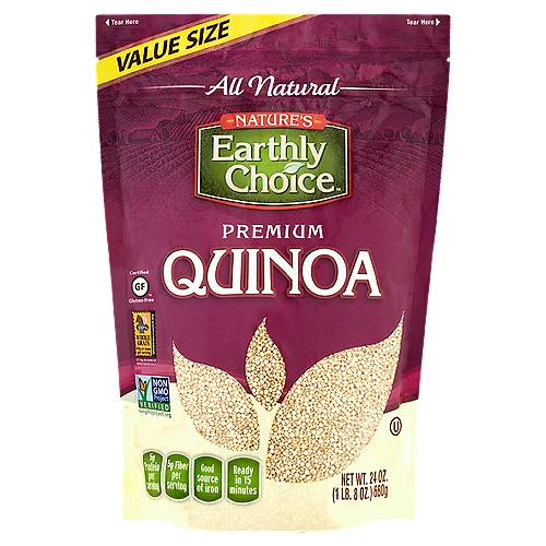 Nature's Earthly Choice All Natural Premium Quinoa Value Size, 24 oz