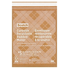 Scotch Curbside Recyclable #5 Padded Mailer