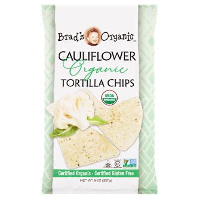 Brad's Organic Cauliflower Tortilla Chips, 8 oz