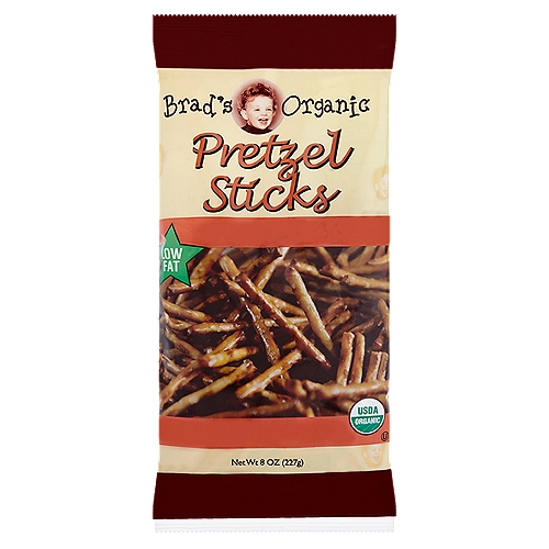 Brad's Organic Pretzel Sticks, 8 oz
Brad's Organic Pretzel Sticks exemplify the type of wholesome and delicious product that we are committed in bringing to you. Brad is sure you won't be disappointed!