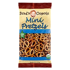 Brad's Organic Mini Pretzels, 8 Ounce