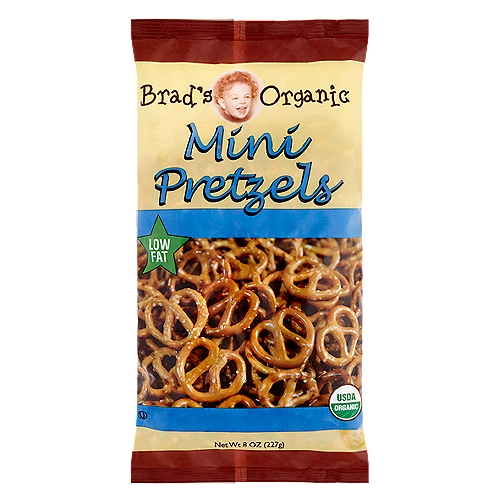 Brad's Organic Mini Pretzels, 8 oz