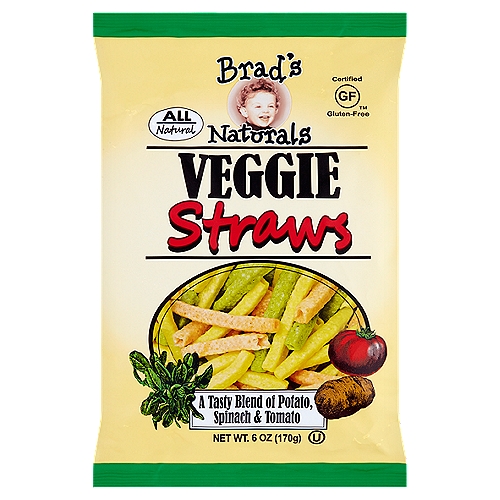 Brad's Naturals Veggie Straws, 6 oz
