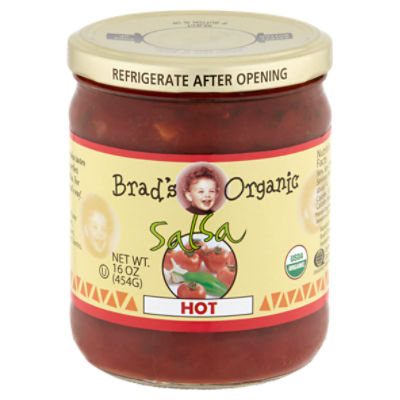 Brad's Organic Hot Salsa, 16 oz Fairway