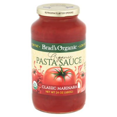 Brad's Organic Classic Marinara Pasta Sauce, 24 oz Fairway