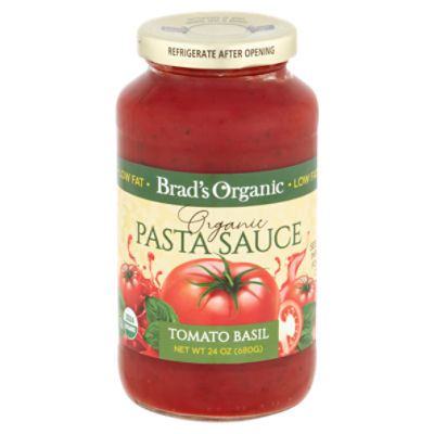 Brad's Organic Tomato Basil Pasta Sauce, 26 oz