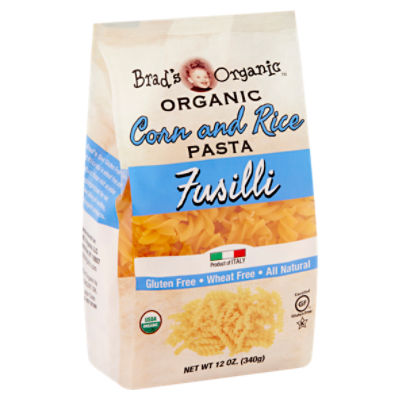 Brad's Organic Corn and Rice Fusilli Pasta, 12 oz
