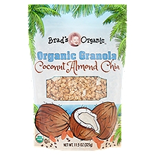Brad's Organic Coconut Almond Chia, Granola, 11.5 Ounce