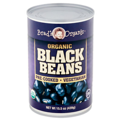 Brad's Organic PreCooked Black Beans, 15.5 oz Fairway