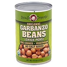 Brad's Organic Garbanzo Beans (Chick Peas), 15.5 Ounce