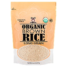 Brad's Organic Long Grain Organic Brown Rice, 32 oz