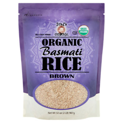 Brad's Organic Brown Organic Basmati Rice, 32 oz