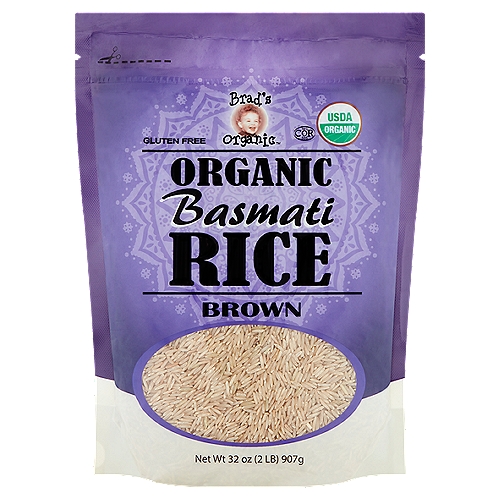 Brad's Organic Brown Organic Basmati Rice, 32 oz