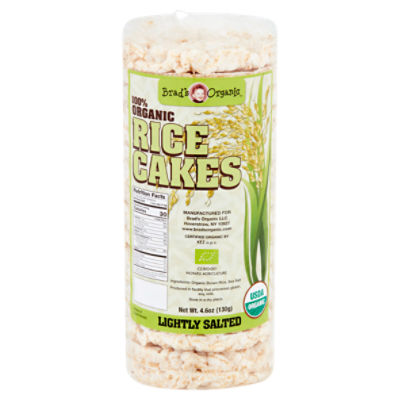 Brad's Organic Lightly Salted Rice Cakes, 4.6 oz
