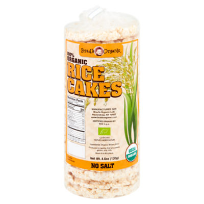 Brad's Organic No Salt Rice Cakes, 4.6 oz