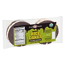 Brad's Organic Dark Chocolate, Rice Cakes, 3.5 Ounce