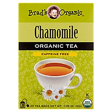 Brad's Organic Chamomile Organic Tea Bags, 20 count, 1.06 oz