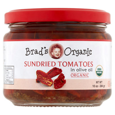 Brad's Organic Sundried Tomatoes in Olive Oil, 10 oz