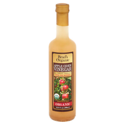 Brad's Organic Raw Unfiltered Apple Cider Vinegar, 16.9 fl oz - Fairway