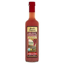 Brad's Organic Raw Unfiltered, Red Wine Vinegar, 16.9 Fluid ounce