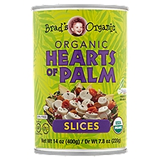 Brad's Organic Organic Slices, Hearts of Palm, 14 Ounce