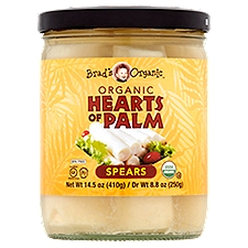 Brad's Organic Organic, Hearts of Palm Spears, 14.5 Ounce