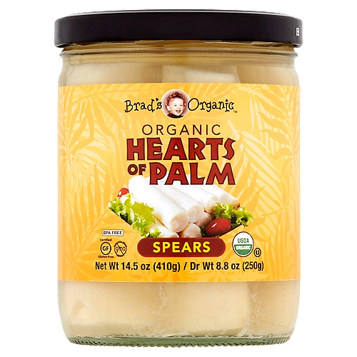 Brad's Organic Hearts of Palm Spears, 14.5 oz