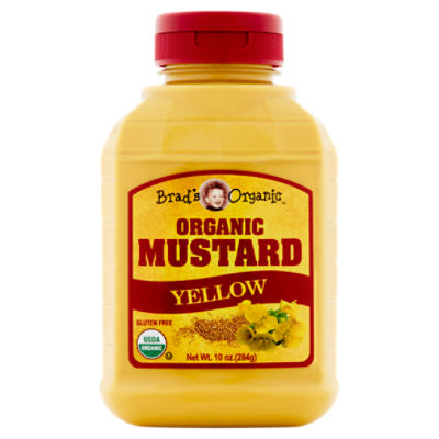 Brad's Organic Yellow Organic Mustard, 10 oz