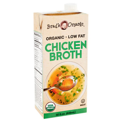 Brad's Organic Low Fat, Chicken Broth
