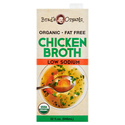 Organic No Salt Added Chicken Broth, 32 fl oz at Whole Foods Market