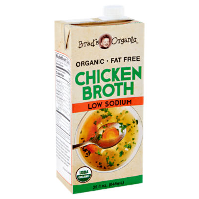 Brads Organic > Brad's Organic FAT FREE - LOW SODIUM CHICKEN BROTH