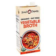 Brad's Organic Fat Free, Vegetable Broth, 32 Ounce