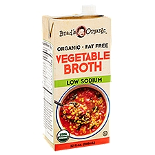 Brad's Organic Fat Free Low Sodium Vegetable Broth, 32 fl oz