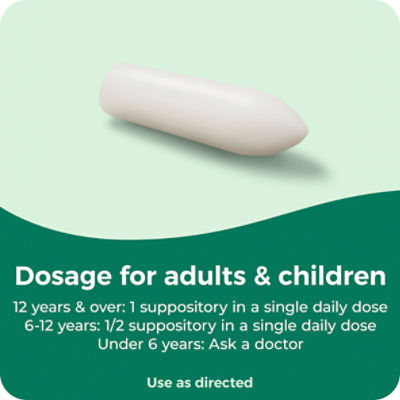 Dulcolax Medicated Laxative Suppositories, 8 count