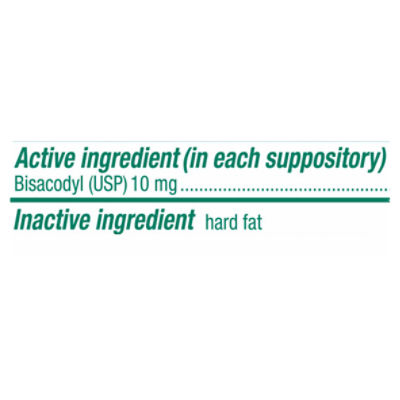 Dulcolax Medicated Laxative Suppositories, 8 count