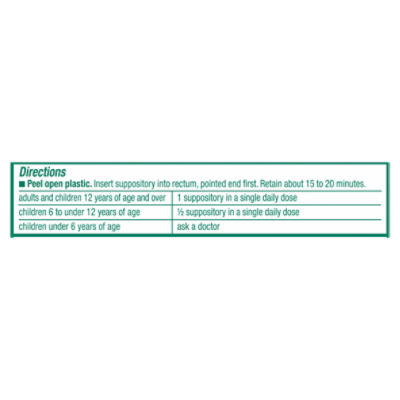 Dulcolax Medicated Laxative Suppositories, 8 count