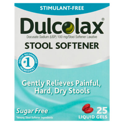 Dulcolax Stool Softener Liquid Gels, 25 count
