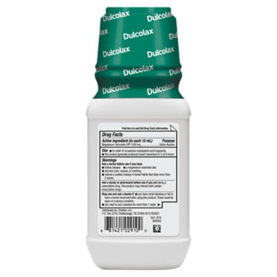 Dulcolax Cherry Flavor Cramp & Stimulant-Free Liquid Laxative, 12 fl oz