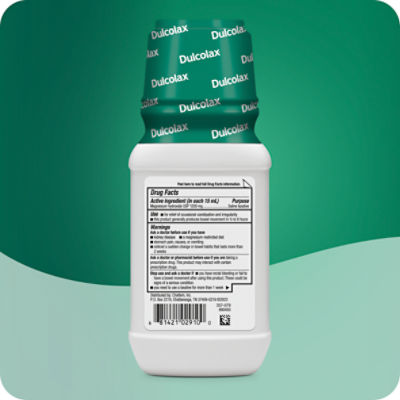 Dulcolax Cherry Flavor Cramp & Stimulant-Free Liquid Laxative, 12 fl oz