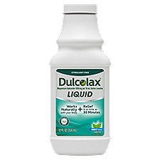 Dulcolax Mint Flavor Laxative Liquid, 12 fl oz
