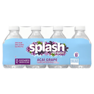 Splash Blast Acai Grape Flavor, Water Beverage