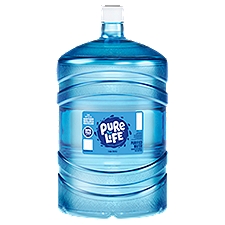 Pure Life Purified Water, 5 Gallon, Plastic Bottled Water Jug, 5 Gallon